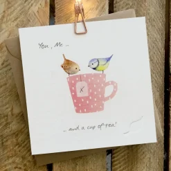 Ginger Betty You, Me and a Cup of Tea Birthday Card- Greeting Cards