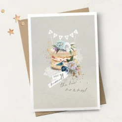 Stephanie Davies You're Married Wedding Cake Greeting Card- Greeting Cards