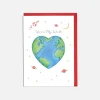 Lottie Murphy You're My World Valentine's Card- Valentine's Day