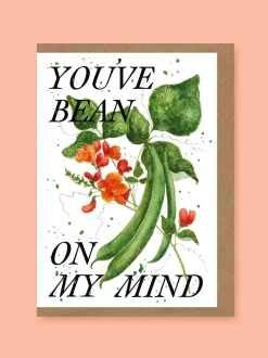 Studio Frewb. You've Bean On My Mind Greetings Card- Valentine's Day|Greeting Cards