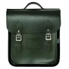 Zatchels Handmade Leather City Backpack Plus - British Racing Green- Bags