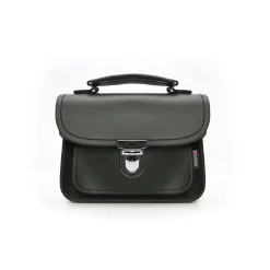 Zatchels Handmade Leather Luna Ivy Green Small Handbag- Bags