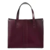 Zatchels Handmade Leather Shopper - Marsala Red- Bags