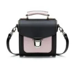 Zatchels Handmade Leather Sugarcube Plus - Rose Truffle- Bags