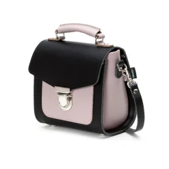 Zatchels Handmade Leather Sugarcube Plus - Rose Truffle- Bags