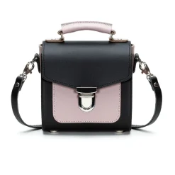 Zatchels Handmade Leather Sugarcube Plus - Rose Truffle- Bags