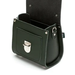 Zatchels Handmade Leather Sugarcube Plus Handbag - Ivy Green- Bags