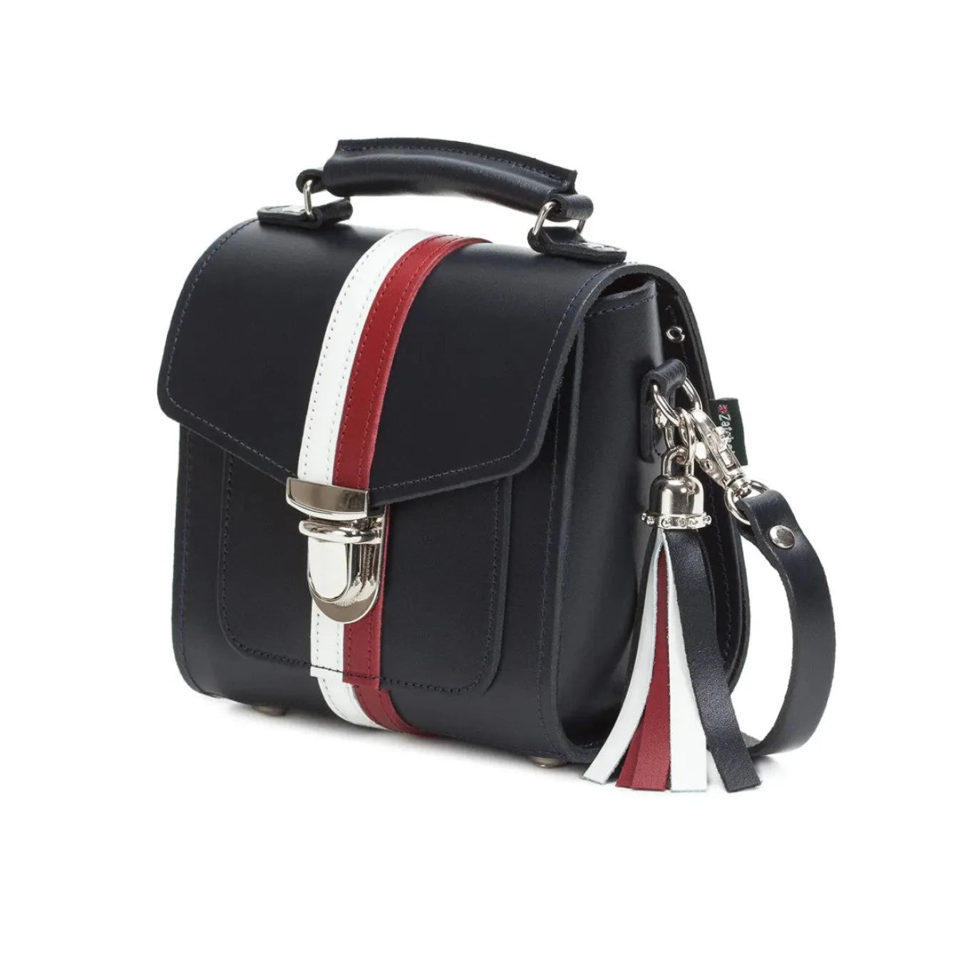 Zatchels Handmade Leather Sugarcube British Edit Plus Handbag- Bags