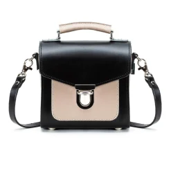 Zatchels Handmade Leather Sugarcube Plus - Cafe Noir- Bags