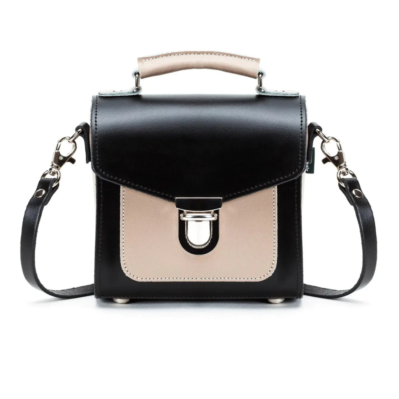 Zatchels Handmade Leather Sugarcube Plus - Cafe Noir- Bags